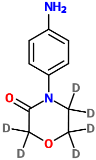 (image for) MC004601 4-(4-Aminophenyl)morpholin-3-one-d6